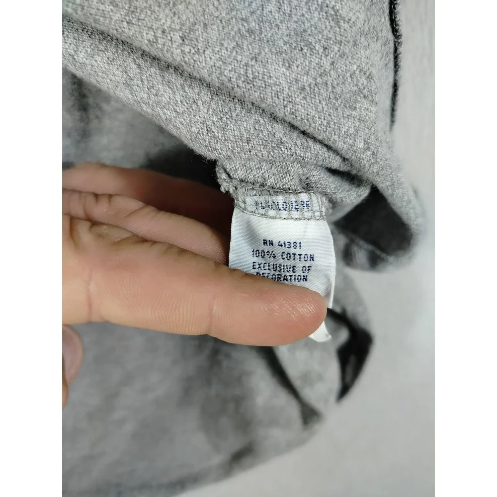 Polo Ralph Lauren Polo Shirt Mens 2XL Gray Solid Cotton Pony Casual Preppy